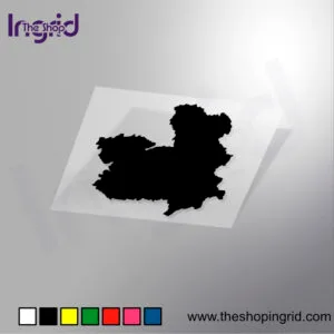 Pegatina Castilla-La Mancha en vinilo decorativo personalizada – TheShopIngrid