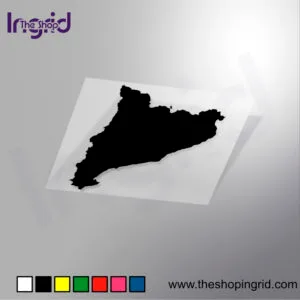 Pegatina Cataluña en vinilo decorativo personalizada – TheShopIngrid