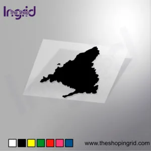 Pegatina Comunidad de Madrid en vinilo decorativo personalizada – TheShopIngrid
