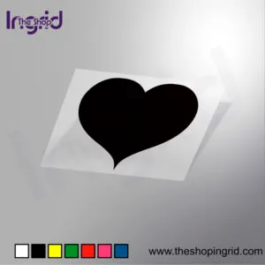 Pegatina de vinilo “Corazón” decorativa para regalos y objetos en España