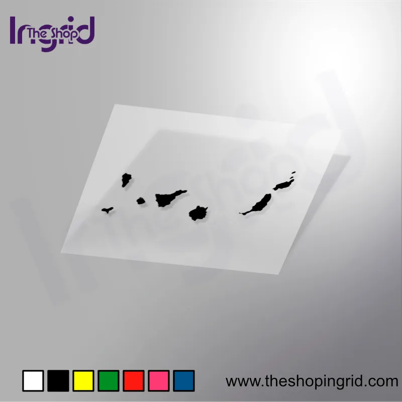 Pegatina Islas Canarias en vinilo decorativo personalizada – TheShopIngrid