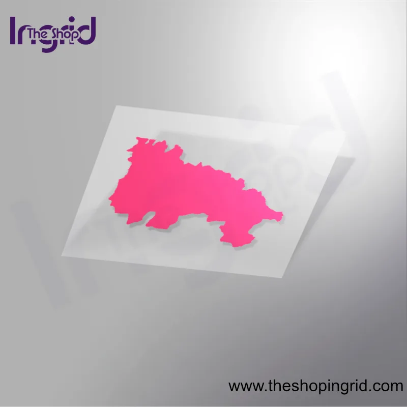 Mapa de La Rioja en vinilo decorativo – silueta de la comunidad autónoma en TheShopIngrid