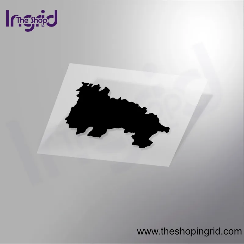 Mapa de La Rioja en vinilo decorativo – silueta de la comunidad autónoma en TheShopIngrid