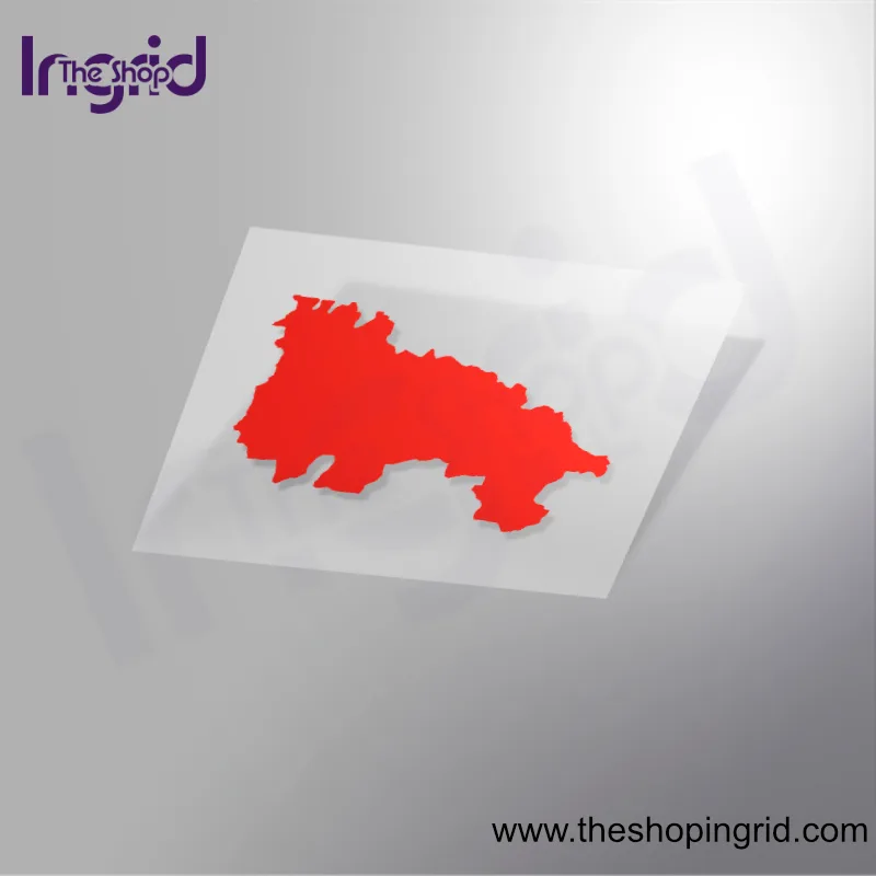 Mapa de La Rioja en vinilo decorativo – silueta de la comunidad autónoma en TheShopIngrid
