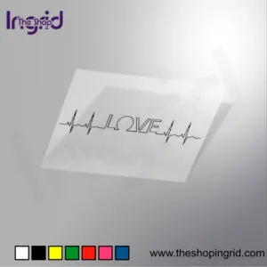 Pegatina vinilo Love Electro con letras decorativas – TheShopIngrid