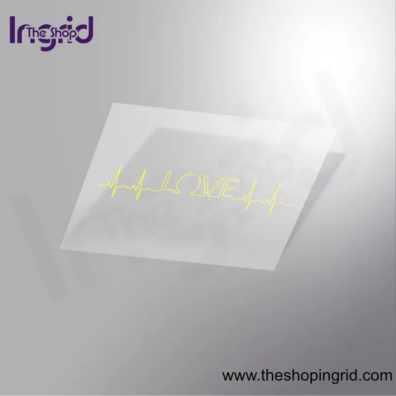 Pegatina vinilo Love Electro con letras decorativas – TheShopIngrid