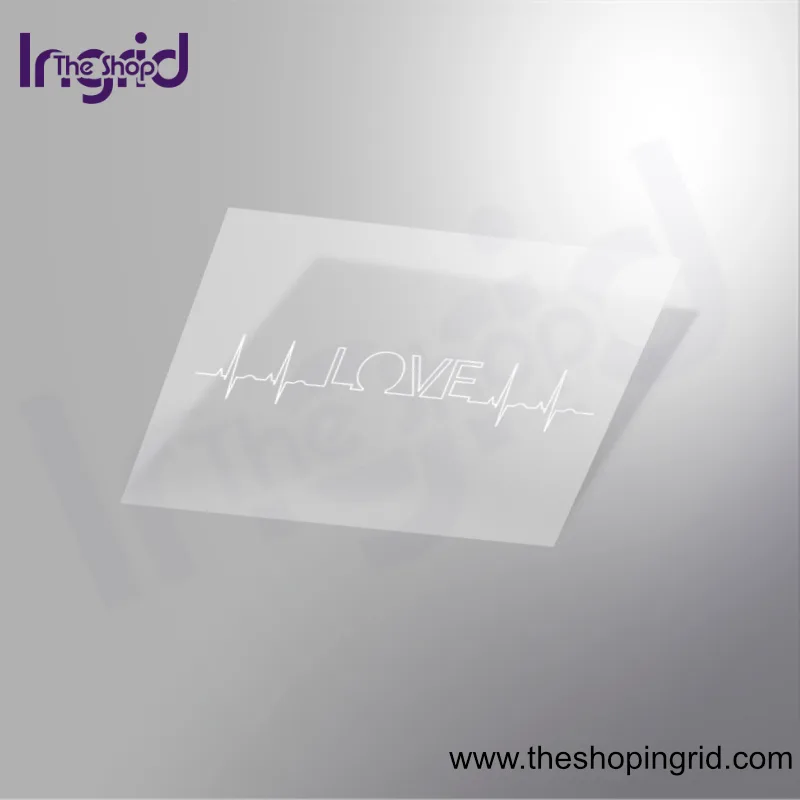 Pegatina vinilo Love Electro con letras decorativas – TheShopIngrid