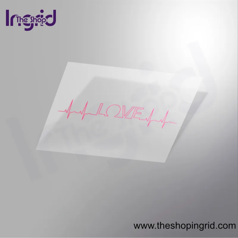 Pegatina vinilo Love Electro con letras decorativas – TheShopIngrid