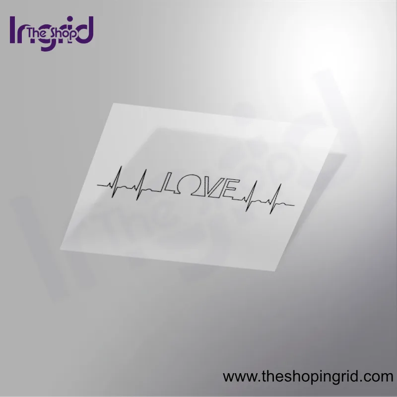 Pegatina vinilo Love Electro con letras decorativas – TheShopIngrid