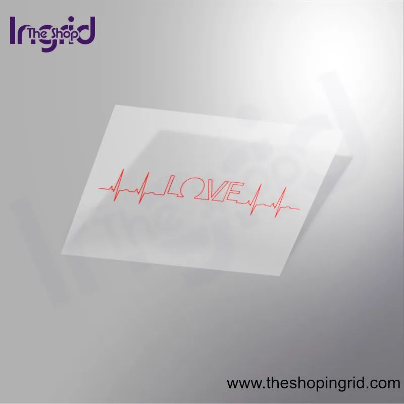 Pegatina vinilo Love Electro con letras decorativas – TheShopIngrid