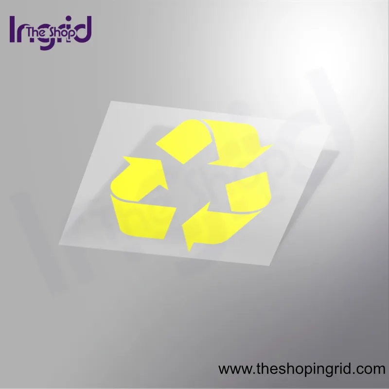 Pegatina vinilo señal Reciclar personalizada para negocios, oficinas y hogares en España – TheShopIngrid