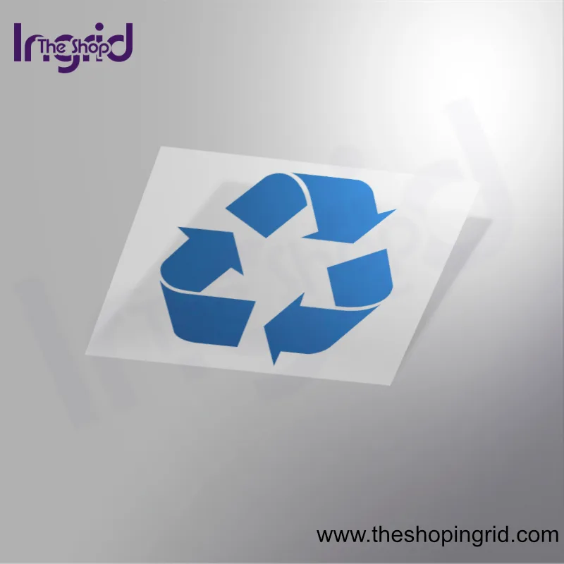 Pegatina vinilo señal Reciclar personalizada para negocios, oficinas y hogares en España – TheShopIngrid