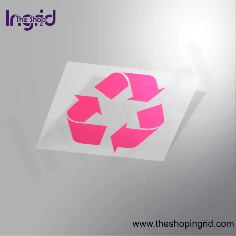 Pegatina vinilo señal Reciclar personalizada para negocios, oficinas y hogares en España – TheShopIngrid