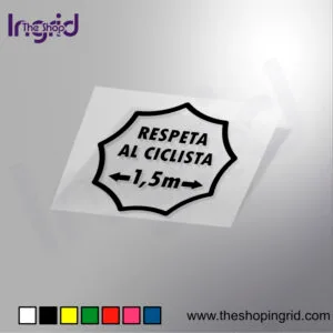 Respeta al Ciclista Modelo 1