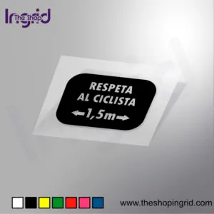 Respeta al Ciclista Modelo 3