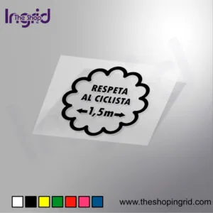 Respeta al Ciclista Modelo 4