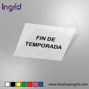 Fin de Temporada