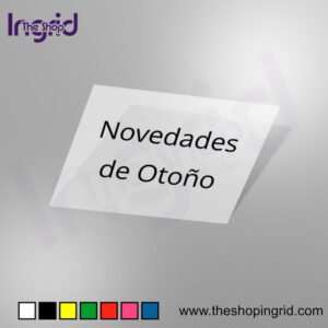 Novedades de Otoño