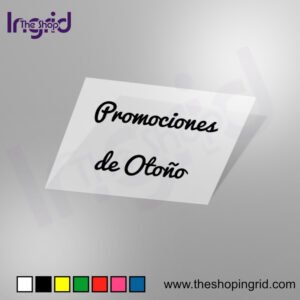 Pegatina Promociones de Otoño