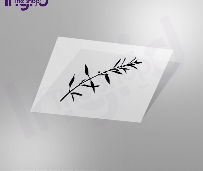 La elegancia mediterránea hecha vinilo: descubre la Pegatina de vinilo personalizada Rama de Olivo de TheShopIngrid 🌿