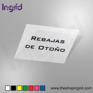 Vinilo Rebajas de Otoño