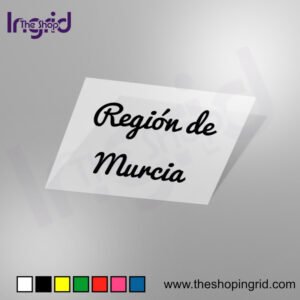 Pegatina Región de Murcia