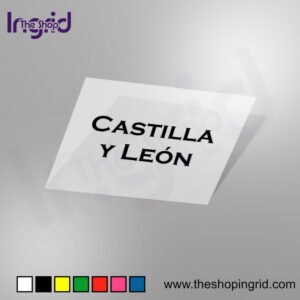 Vinilo Castilla y León