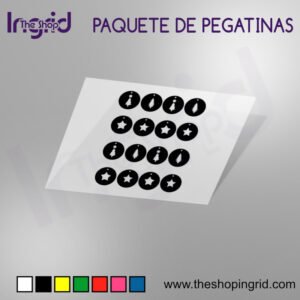 Pack Etiquetas Navideñas Redondas