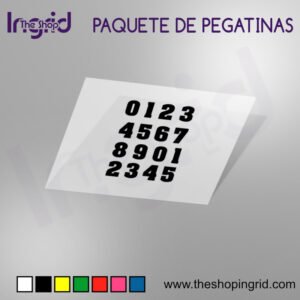 Pegatinas Números Adhesivos 5cm