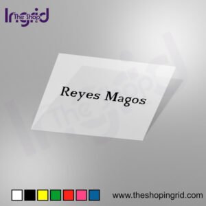 Pegatina Personalizada Reyes Magos