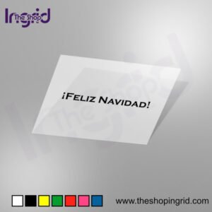 Vinilo Feliz Navidad