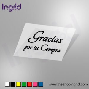 Pegatina Gracias por tu Compra